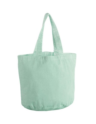 WES-W345-Garment Dyed Shopper